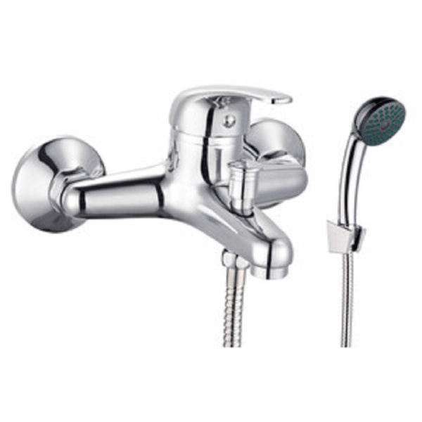 Miscelatore Vasca Monocomando Modello Luna Scarico Automatico Cromo  Rubinetterie Associate